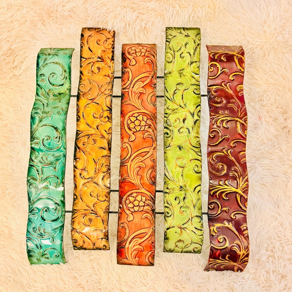 Multicolor 3D Metal Wall Art Decor